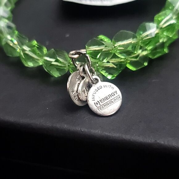 Alex and Ani Mirage Wrap Bracelet Mint Green - Picture 7 of 7